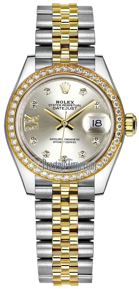 gold and silver rolex watch